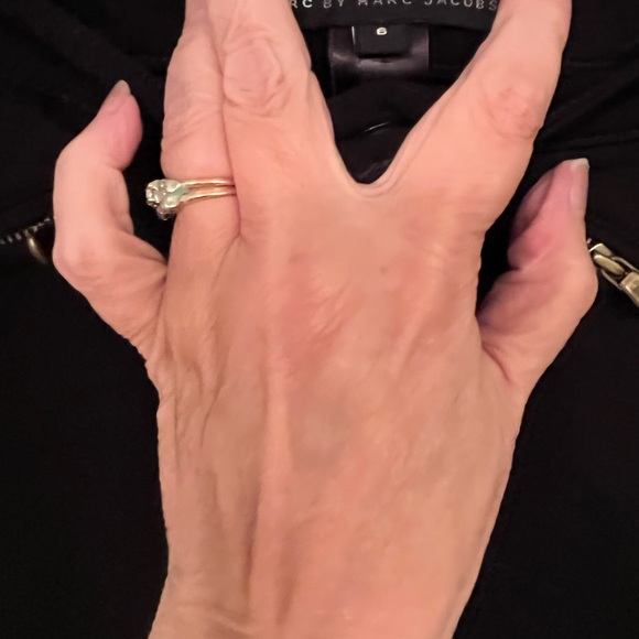 Marc by Marc Jacobs Women’s Black Rayon Blend Jeggings With Many Details Size 6 - Picture 8 of 11